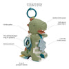 Itzy Ritzy-Link & Love Dino Activity Plush with Teether Toy