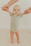 babysprouts | Shortsleeve Bodysuit - Sage